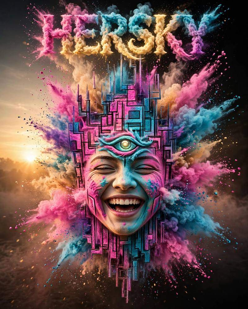 HERSKY artwork — Holi Powder