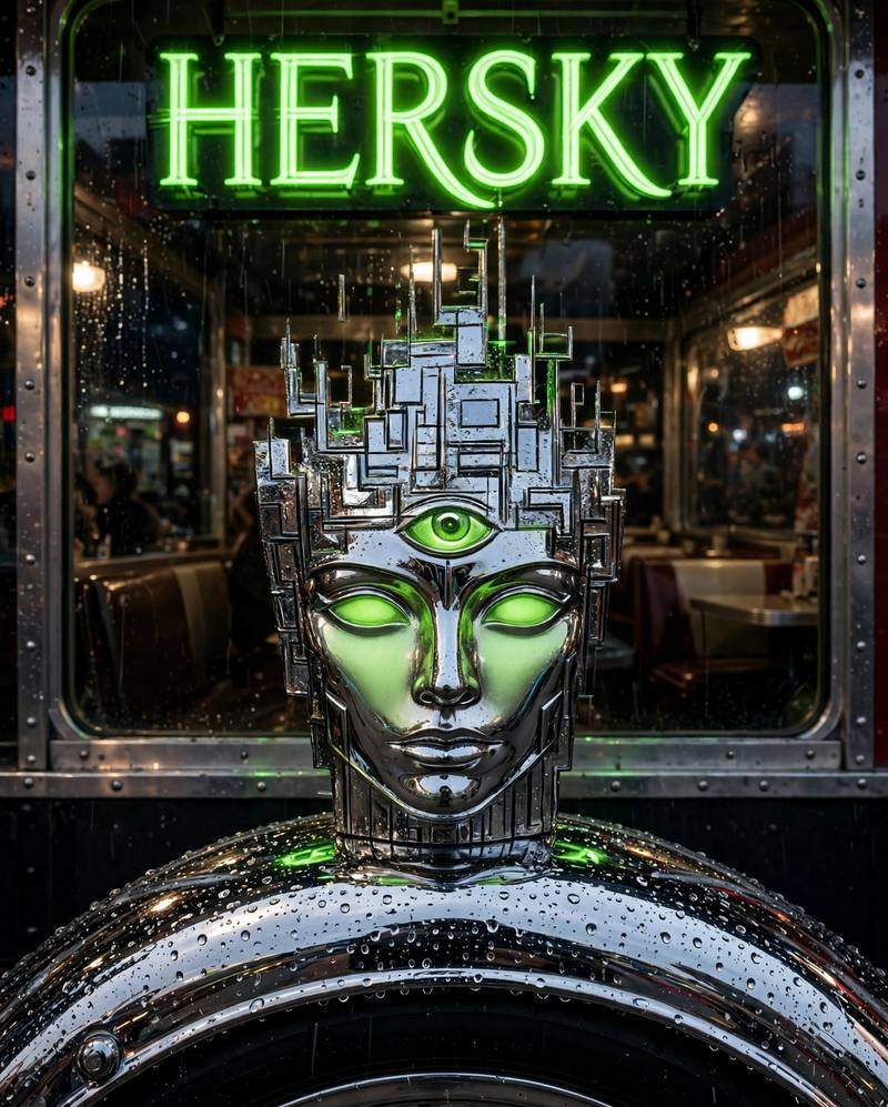 HERSKY artwork — Photorealism Chrome