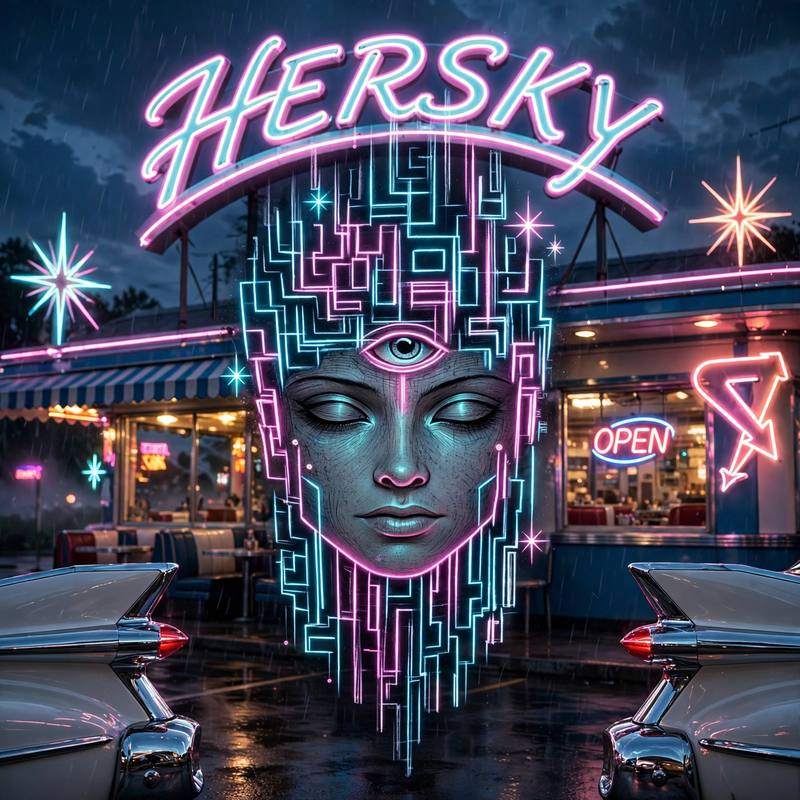 HERSKY artwork — Googie Neon