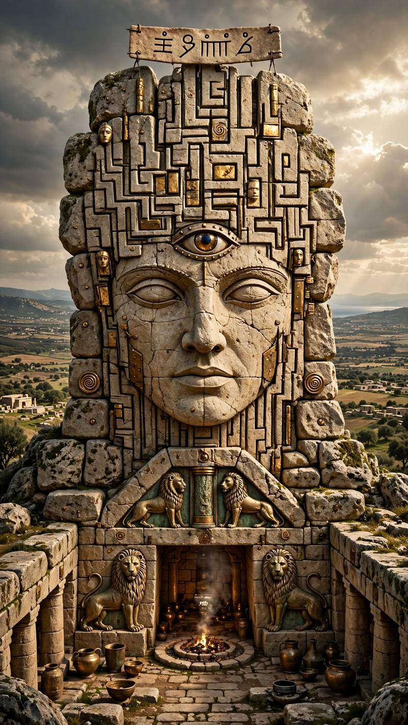 HERSKY artwork — Lion Gate Mycenae