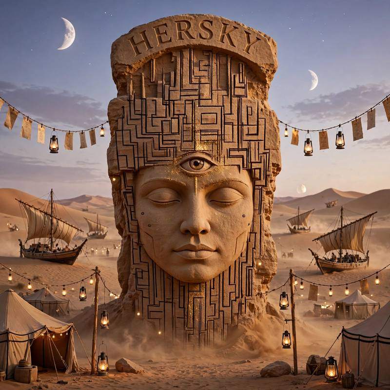 HERSKY artwork — Sandworm Caravan