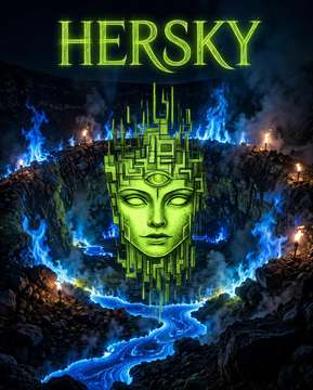 HERSKY artwork — Blue Fire Crater