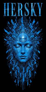 HERSKY artwork — Blue Flame