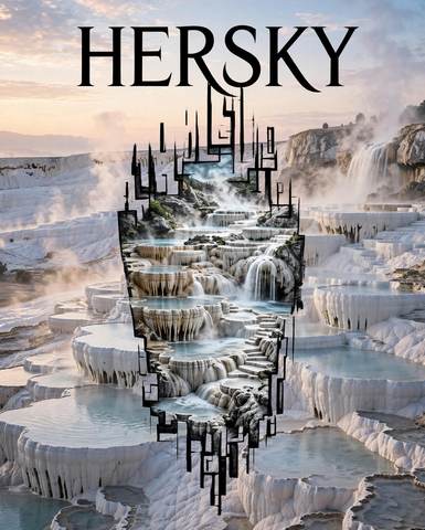 HERSKY artwork — Pamukkale Terraces