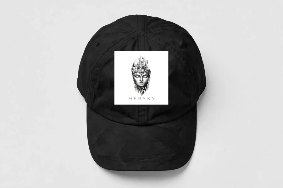 Minimal on Embroidered Dad Hat