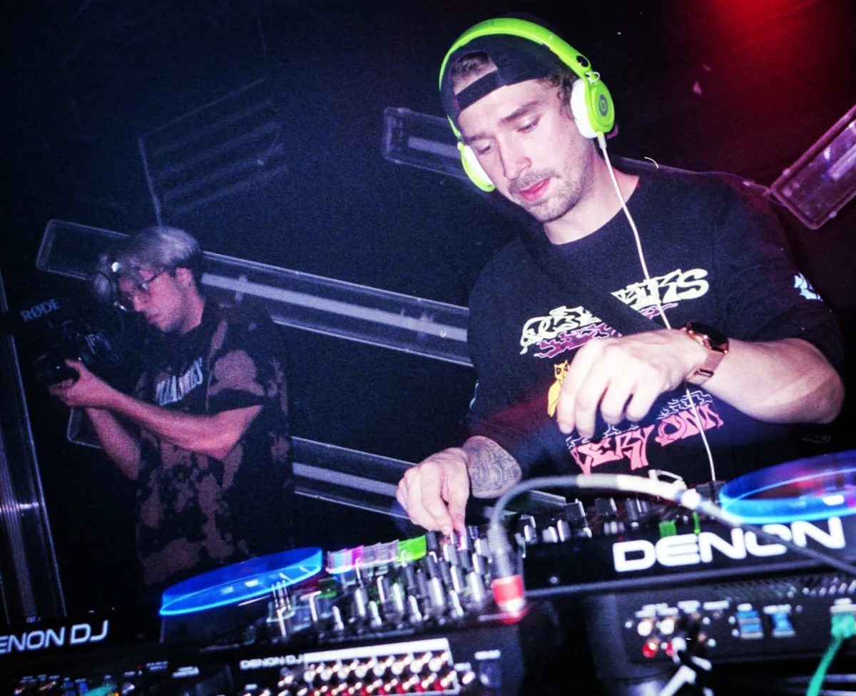 DJ Hersky on the decks