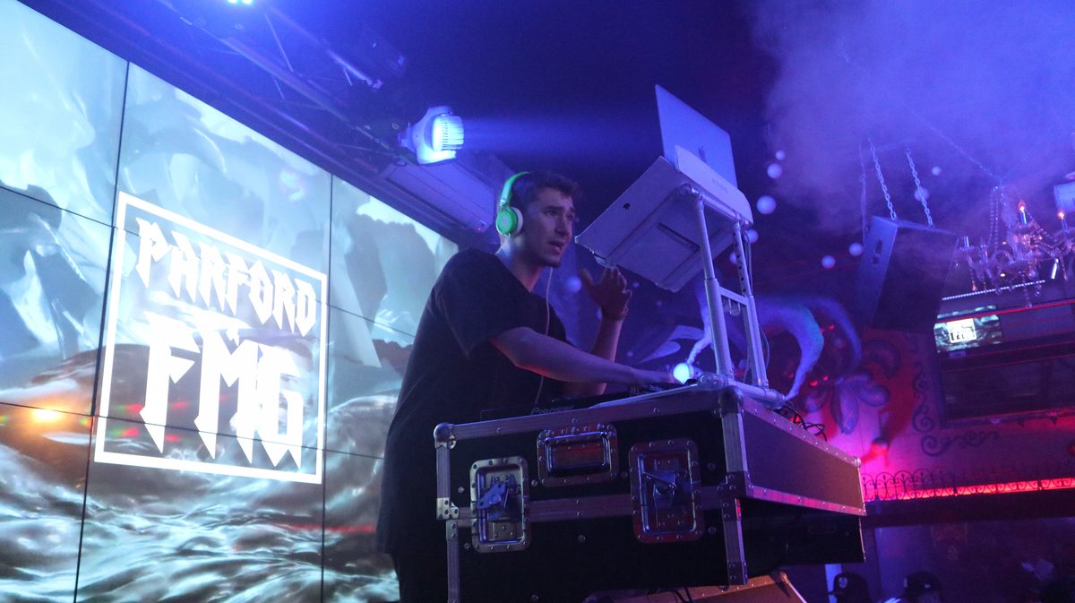 DJ Hersky festival stage set